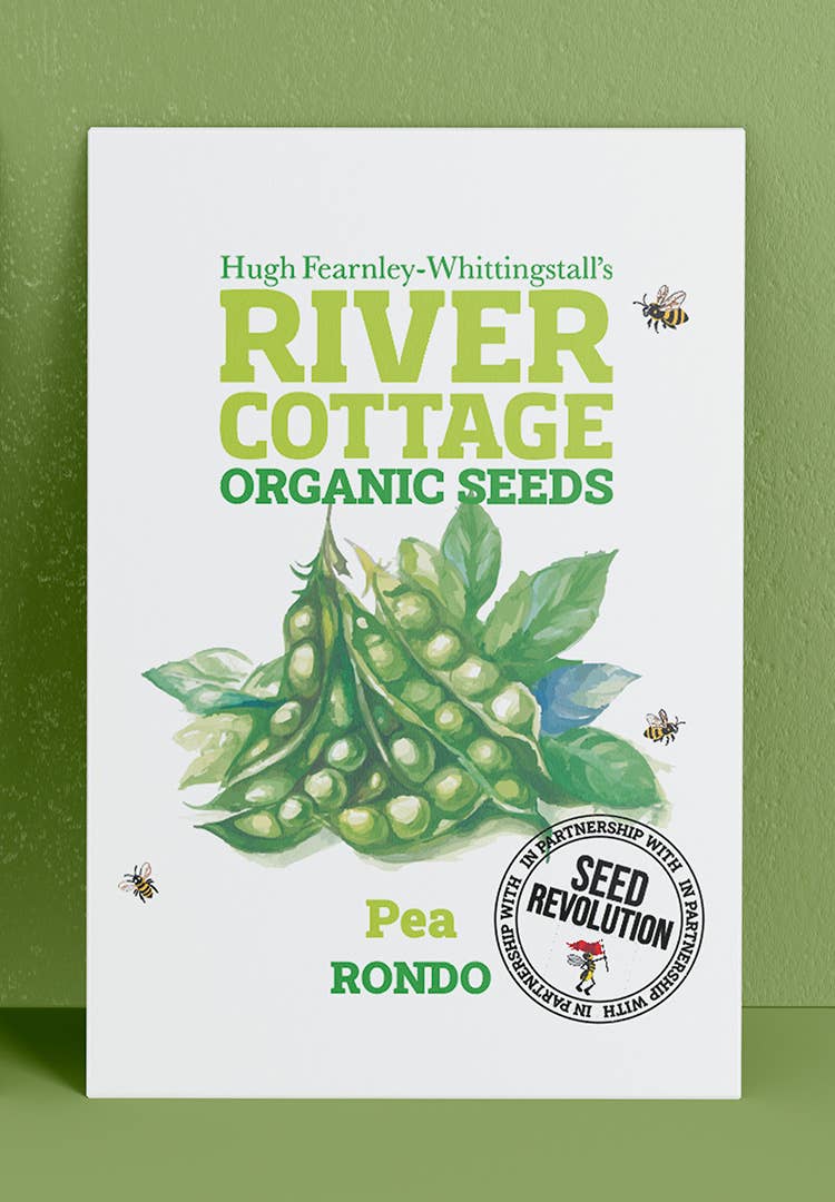 Organic Pea Seeds Rondo | River Cottage Garden Variety